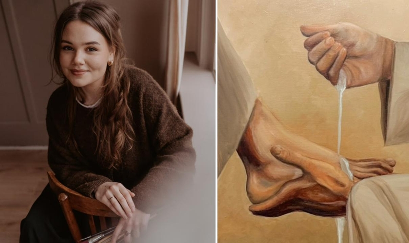 A artista cristã Leonie Gort. (Foto: Reprodução/Leonie Gort)