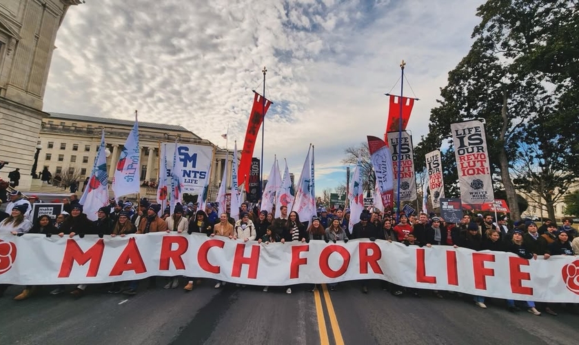 As organizações pró-vida detalham uma série de ações que poderiam ser adotadas pelas igrejas. (Foto: Instagram/marchforlife)