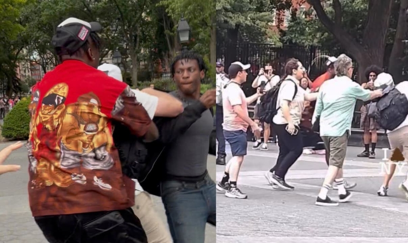 Benjamin Schettler foi atacado em Nova York. (Foto: Reprodução/X/Benjamin Schettler).