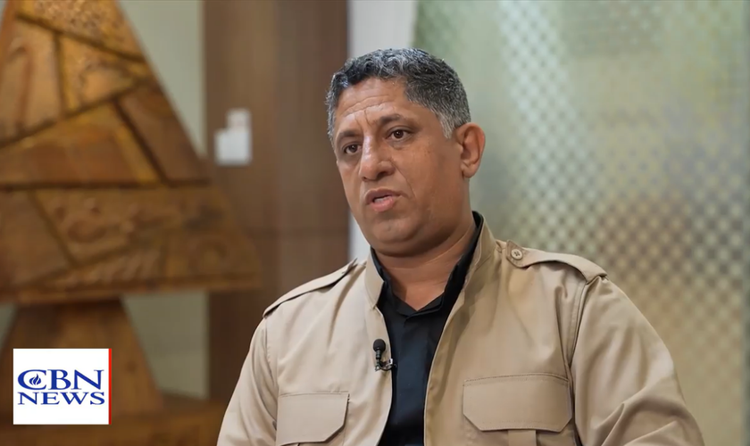 Pastor Nihad, do Ministério Curdo. (Captura de tela/CBN News)