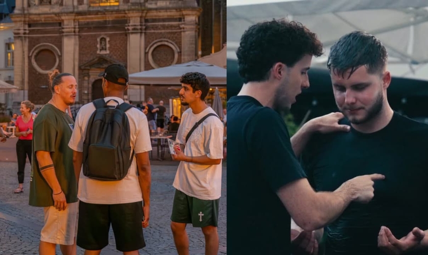 Uma equipe de 20 evangelistas pregou o Evangelho nas ruas da Holanda. (Foto: Instagram/Revival in the Streets).