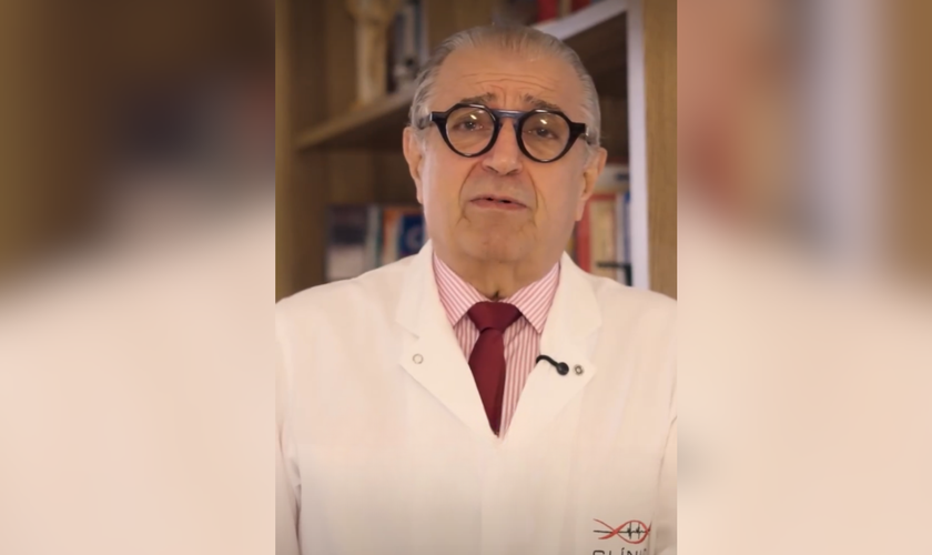 Dr. Roque Savioli fala sobre os benefícios da oração para a saúde física e mental. (Captura de tela/Instagram/@drsavioli)