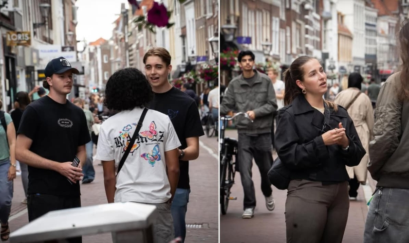 O evangelismo aconteceu em seis cidades da Holanda. (Foto: Instagram/riverministries.nl).
