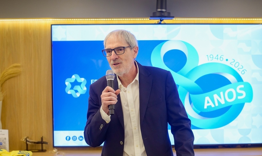 Rafael Erdreich recebeu homenagem como cônsul-geral de Israel em São Paulo. (Foto: Felipe Araújo)