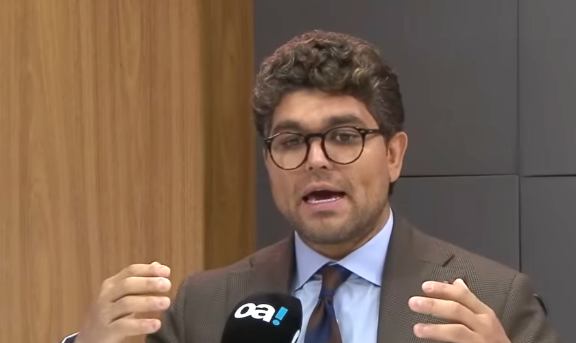Tallis Gomes durante entrevista ao programa Pensando o Brasil. (Captura de tela/YouTube/O Antagonista)