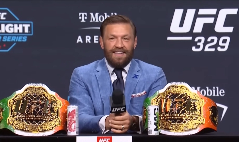 Conor McGregor. (Foto: Reprodução/YouTube/TNT Esportes de Luta).