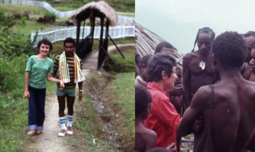 Elinor ficou 17 anos nas montanhas da Indonésia evangelizando o povo Kimyal. (Foto: Elinor Young).
