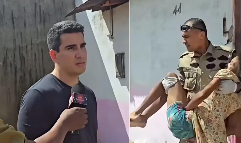 Vavá foi resgatada em casa. (Foto: Reprodução/Instagram/fabinhosiqueira_reporter).