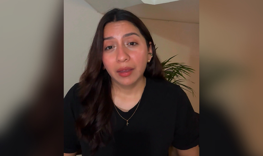 Em depoimento exclusivo ao Guiame, a missionária Carolina Alzate relata as consequências do forte terremoto que atingiu a Colômbia e a atuação da Igreja local. (Foto: Captura de tela)