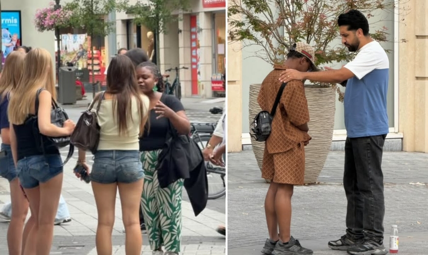 Pessoas foram alcançadas nas ruas. (Foto: Reprodução/Instagram/Go Revival Europe) 