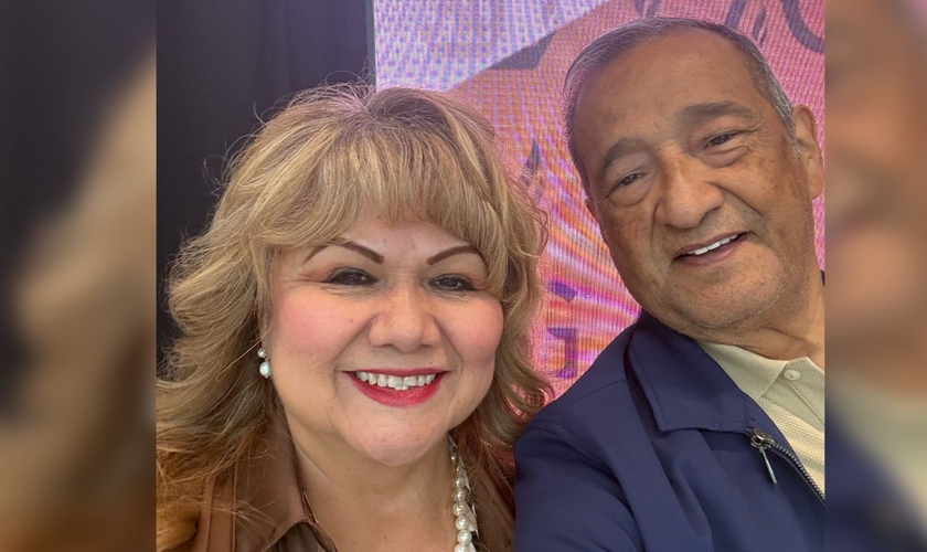 Lauro e a esposa. (Foto: Reprodução/AG News)