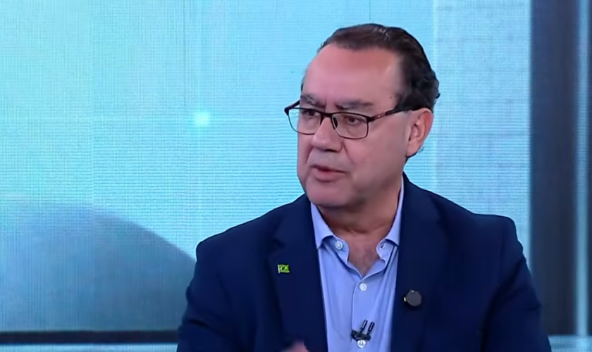 Augusto Cury durante sabatina no Jornal da Manhã. (Captura de tela/YouTube/Jovem Pan News)