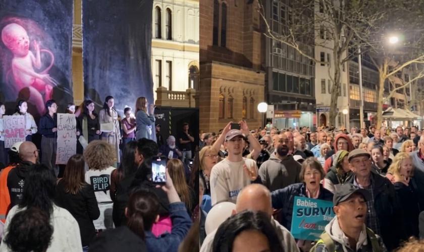 Milhares de cristãos protestaram contra o aborto. (Foto: Reprodução/Instagram/millicentsedra/liam.aquilina).