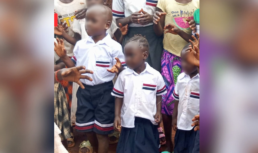 Crianças atendidas pelo King Jesus Bright Orphanage, em Uganda. (Foto: Arquivo pessoal)