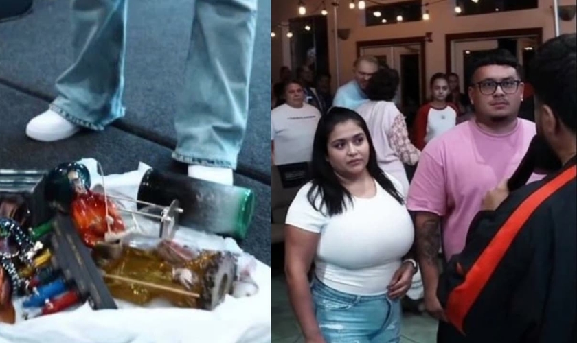 O casal renunciou à prática da Santeria e se rendeu a Jesus. (Foto: Reprodução/Instagram/marioaesparzajr).