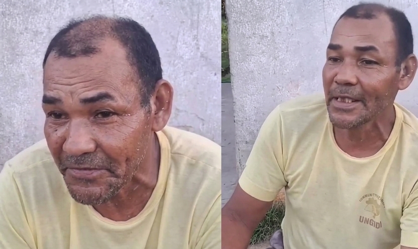 O pastor ganhou uma Bíblia em áudio para ajudar em sua missão. (Foto: Reprodução/Instagram/missaoaqts).