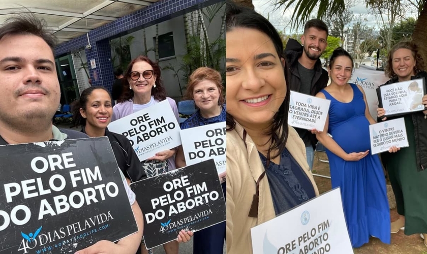 Vigílias de intercessão serão realizadas em frente a hospitais do Brasil. (Foto: Instagram/40diaspelavida.brasil).