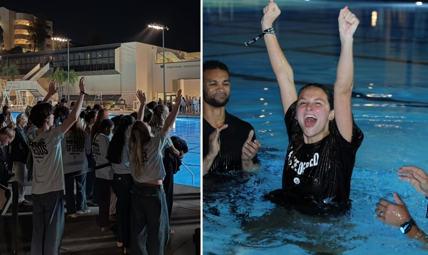 Muitos estudantes foram barrados na piscina do campus. (Foto: Reprodução/Instagram/UniteUS)