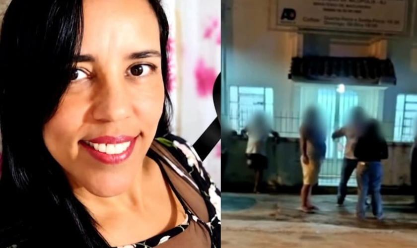 Jocilerne Oliveira, de 49 anos, morreu no local. (Foto: Reprodução/InterTV).