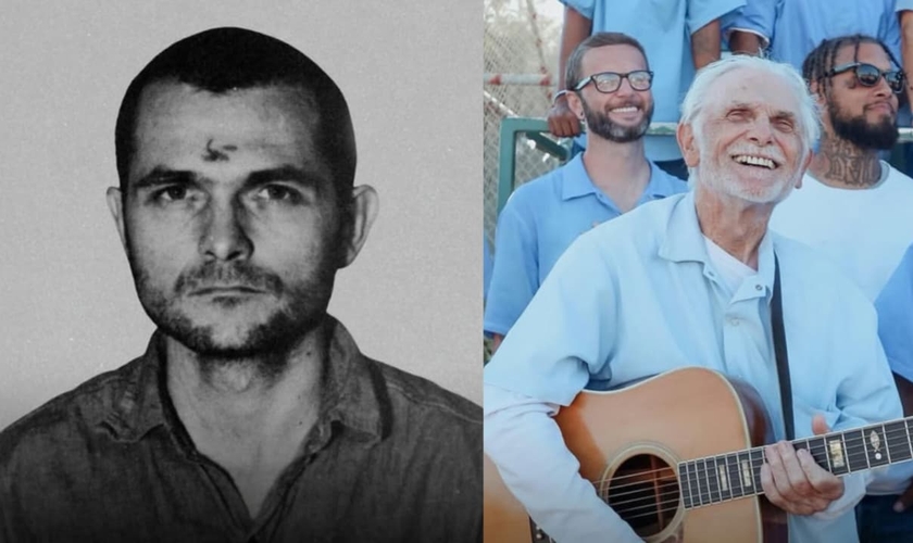 Bruce Davis foi transformado por Deus. (Foto: Instagram/God Behind Bars). 