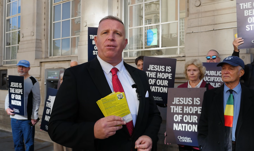O pastor Stephen Clayden, líder da igreja na Inglaterra. (Foto: Reprodução/YouTube/Christian Concern)