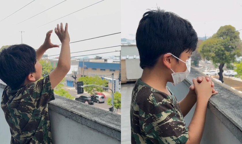 Léo clamou a Deus por socorro em meio a onda de incêndios florestais. (Foto: Reprodução/Instagram/nilma.santos_nil).