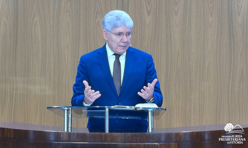 Hernandes Dias Lopes incentivou os cristãos a compartilhar Jesus. (Foto: Reprodução/YouTube/Primeira Igreja Presbiteriana de Vitória).