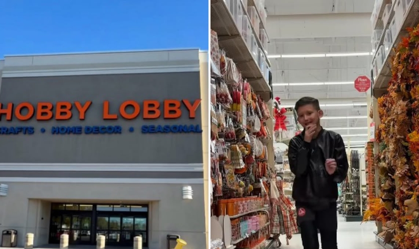 A Hobby Lobby tem chamado a atenção por seus princípios cristãos. (Foto: Reprodução/Instagram/The Reusch Family) 