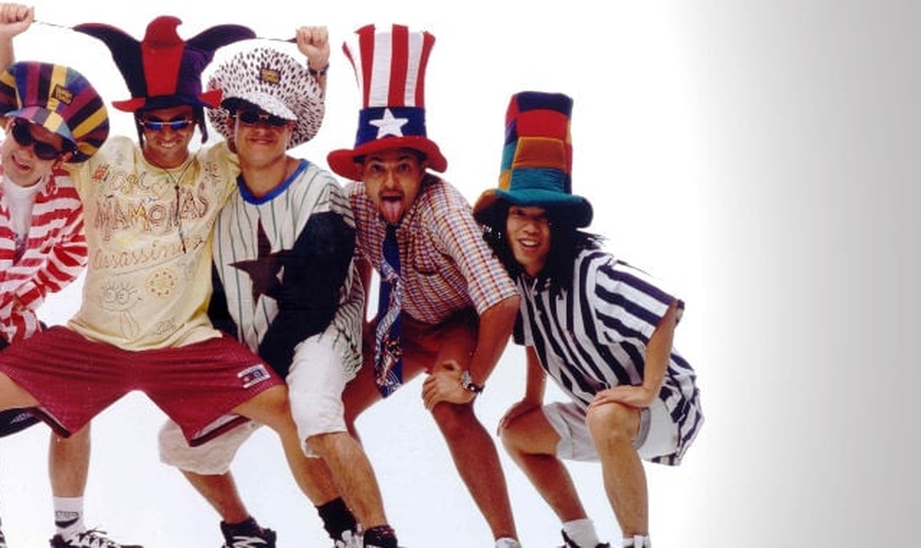Mamonas Assassinas, uma das bandas mais marcantes da década de 90.