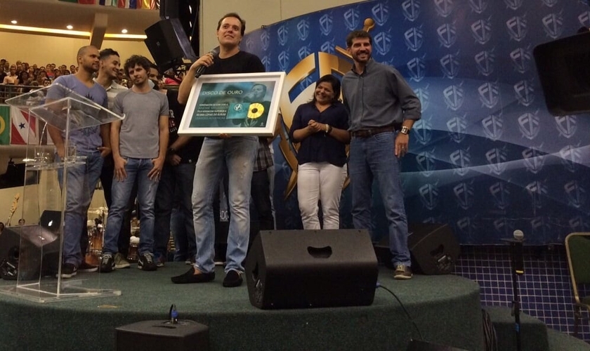 As premiações foram entregues durante o Culto Fé, na Igreja Batista da Lagoinha