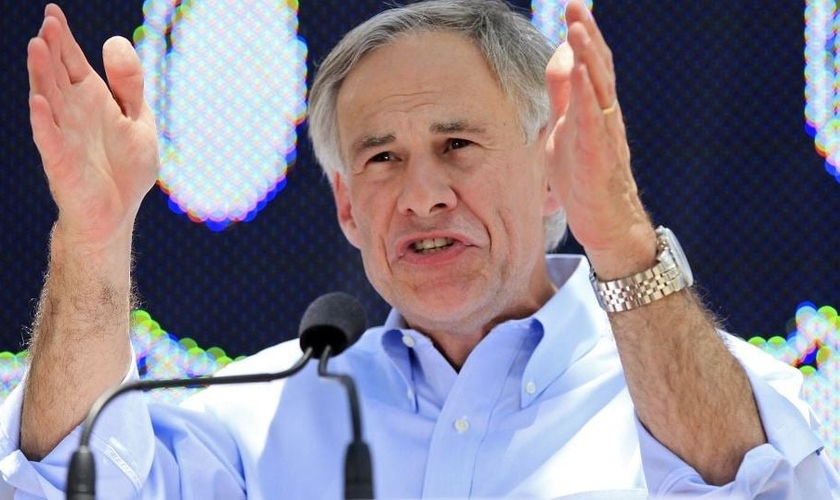 Greg Abbot é governador do Texas, cristão e se declarou um defensor da liberdade religiosa