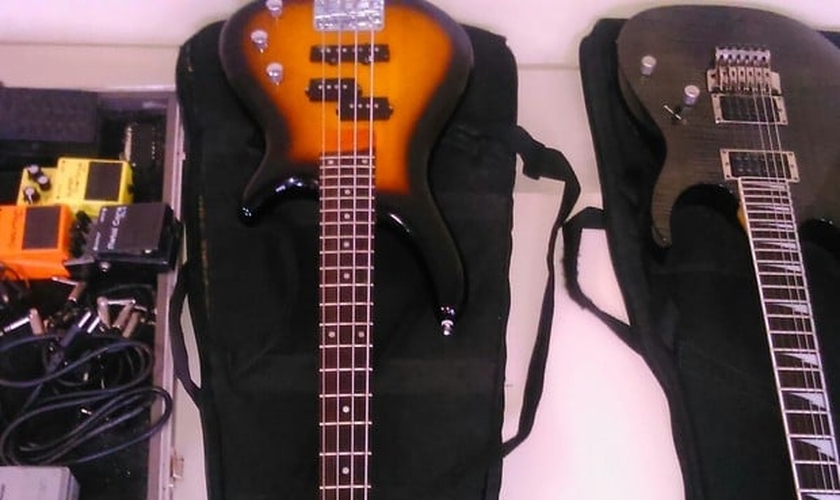 Instrumentos foram recuperados um dia após o furto (Foto: Divulgação/Guarda Municipal)