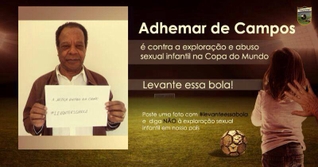 Campanha contra a exploração sexual infantil