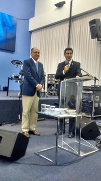 Geraldo Alckmin participa de encontro com pastores, na Igreja El Shaddai 