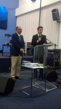 Geraldo Alckmin participa de encontro com pastores, na Igreja El Shaddai Geraldo Alckmin participa de encontro com pastores, na Igreja El Shaddai