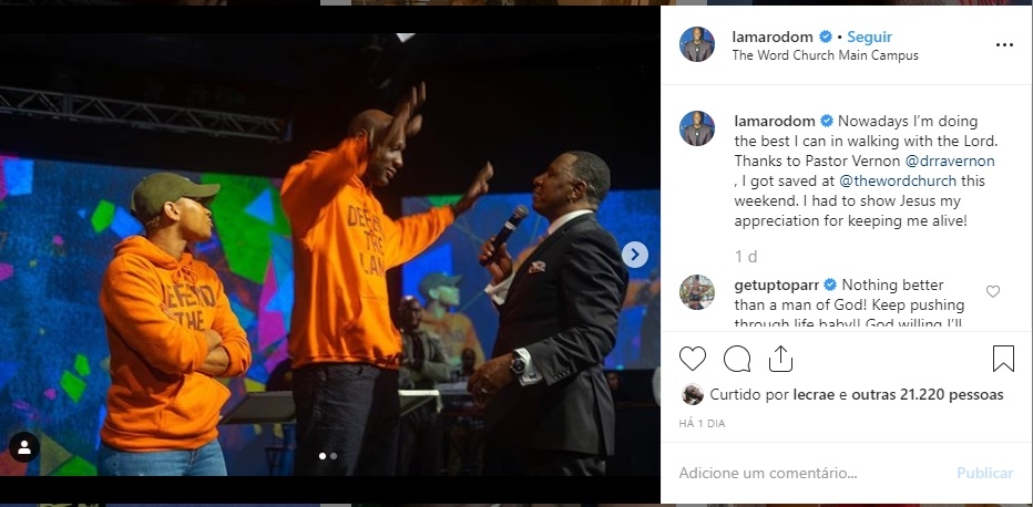 Astro da NBA se entrega a Jesus após sobreviver a overdose de cocaína: "Sou um milagre"