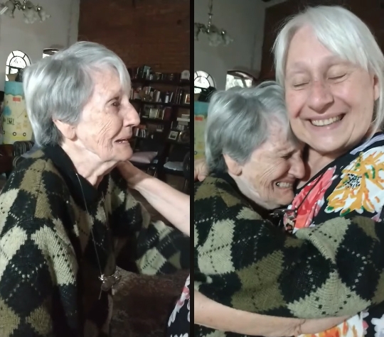 Em lágrimas, idosa de 92 anos relata experiência com Deus: “Ele me abraçou”