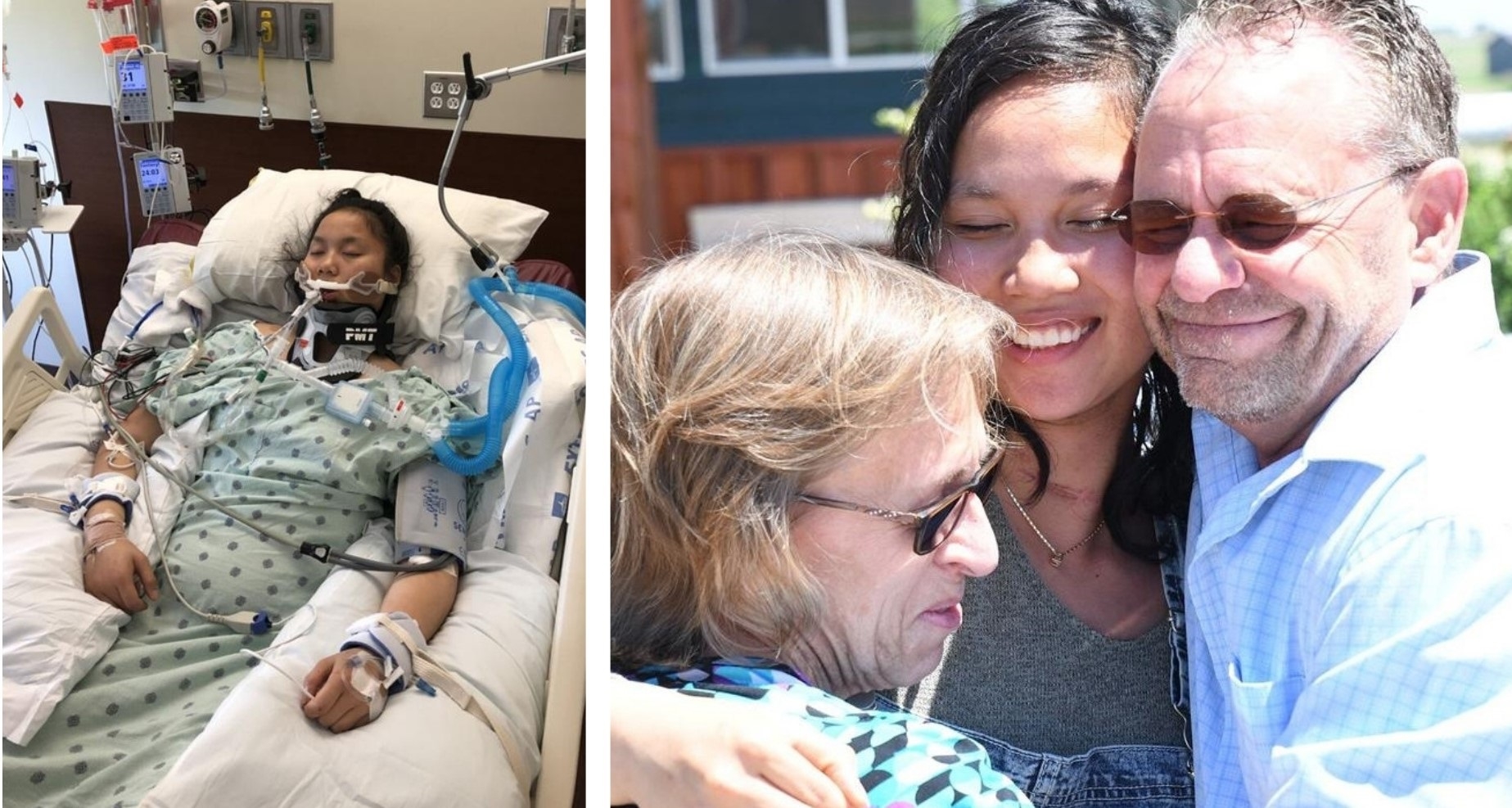 Jovem sobrevive milagrosamente a grave acidente após oração de casal