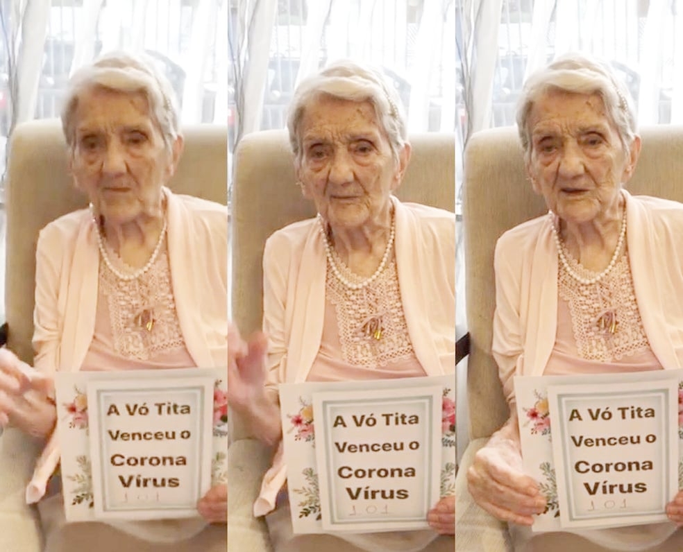 Cheia de fé, idosa de 101 anos é curada da Covid-19: “Agradeço a Deus por estar viva”