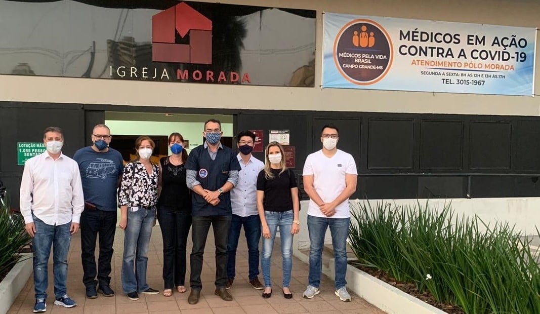 Igreja vira polo de combate à Covid-19 com ajuda de médicos voluntários