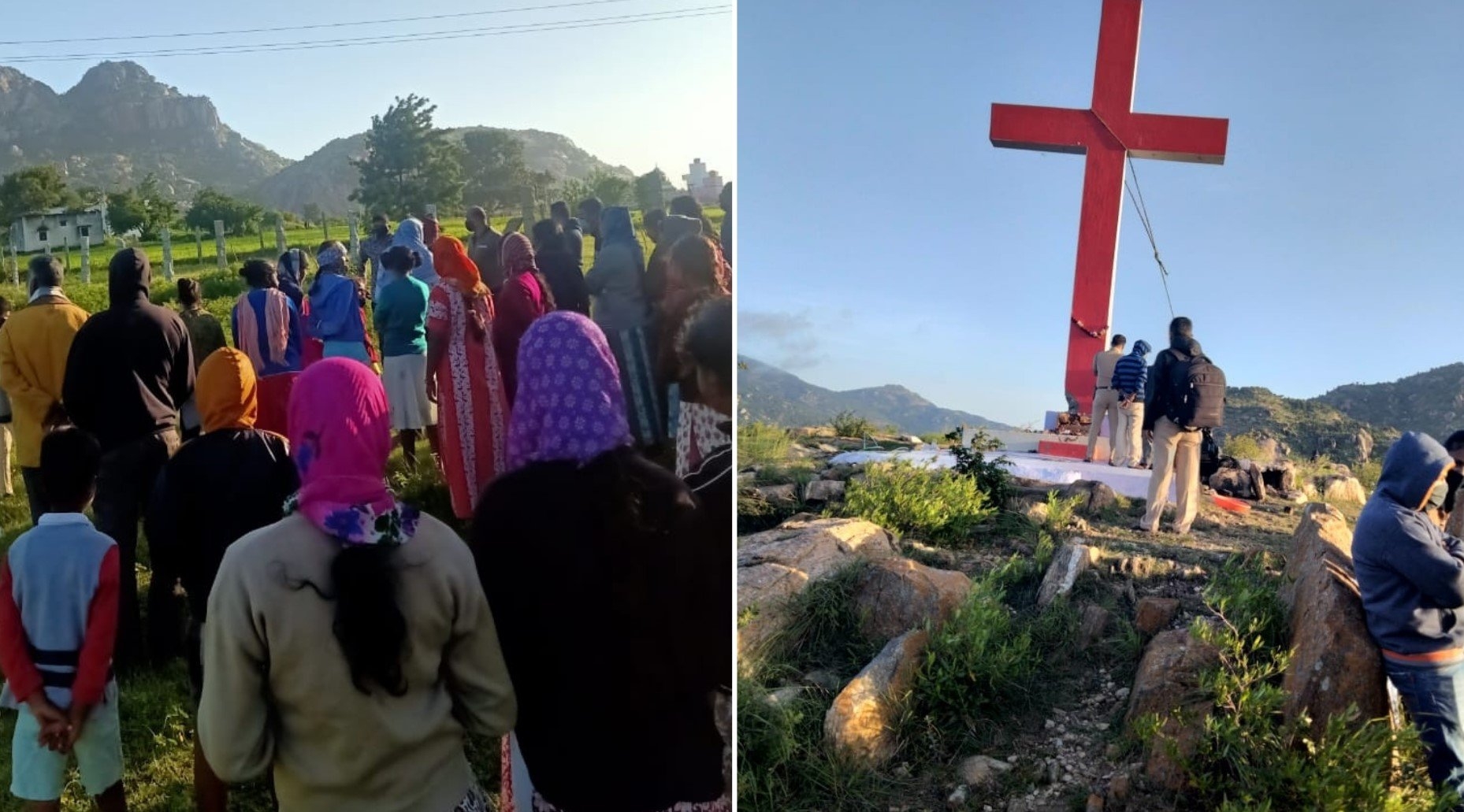 Cristãos protestam contra remoção de 15 cruzes na Índia