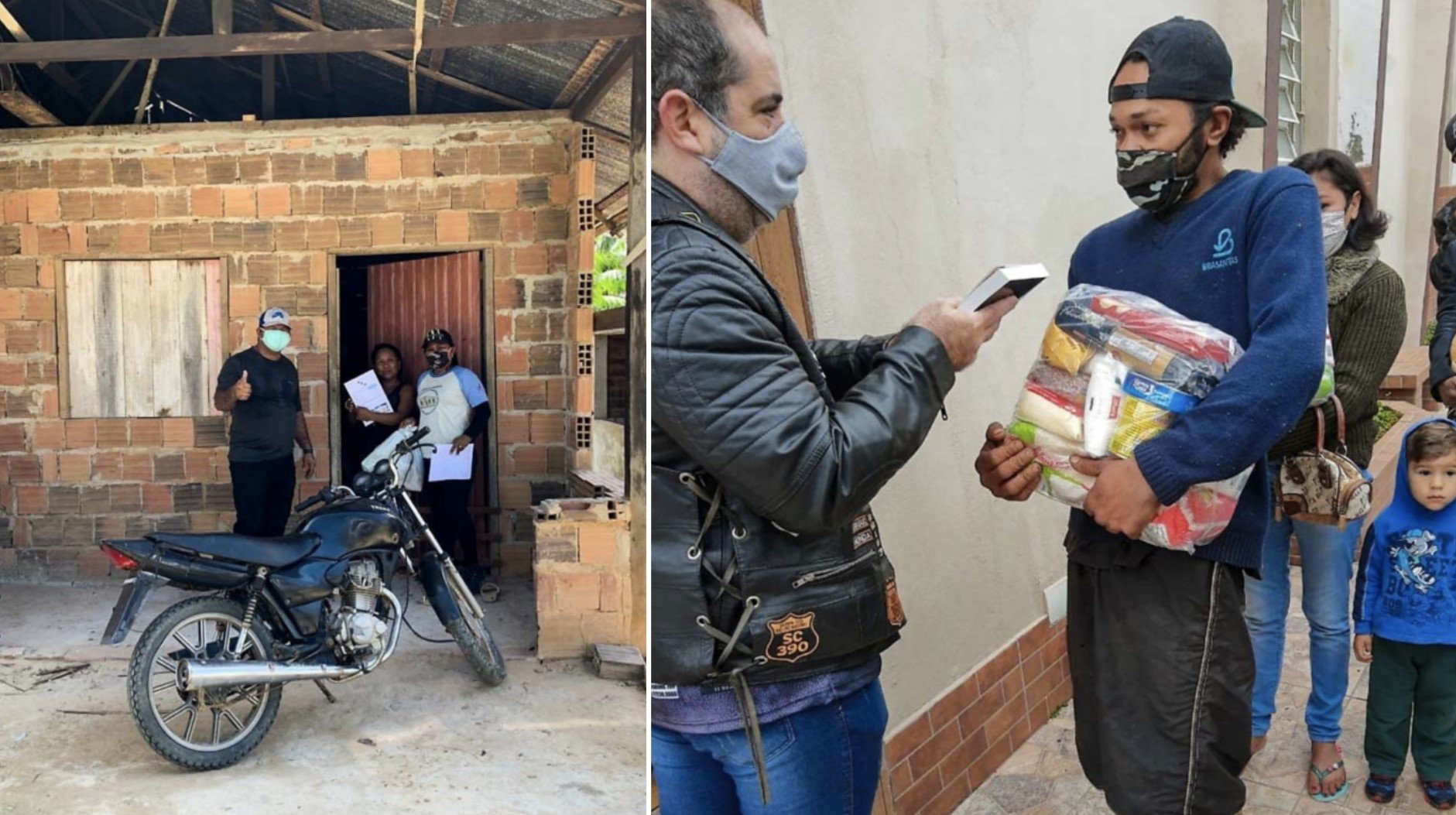 Bíblias e alimentos são entregues em favelas de SP por instituição cristã internacional