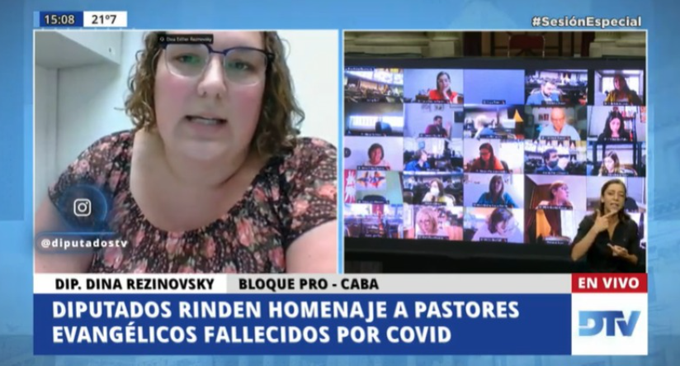 Parlamento argentino homenageia 38 pastores que morreram de coronavírus