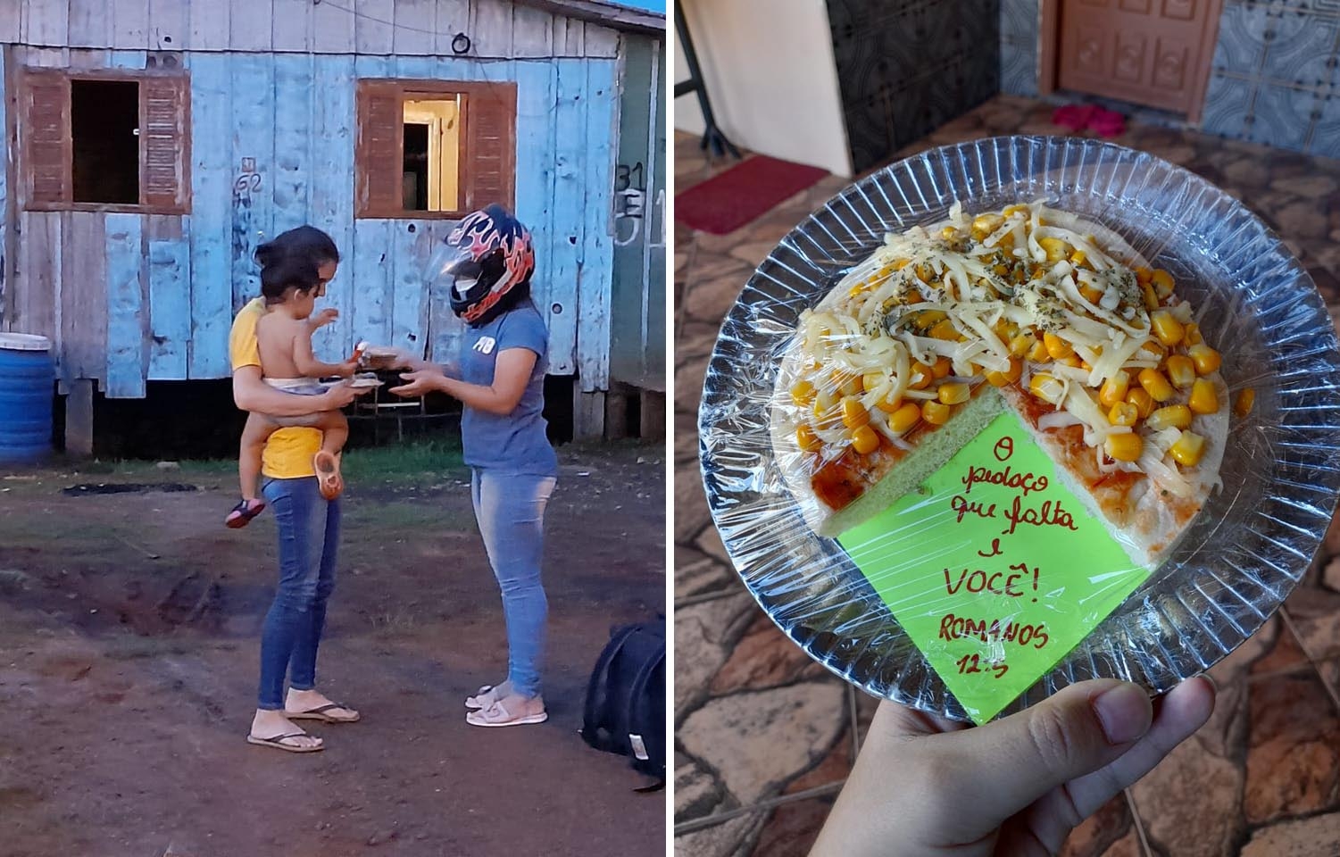Jovens fazem delivery para atrair quem deixou de ir à igreja: “O pedaço que falta é você”