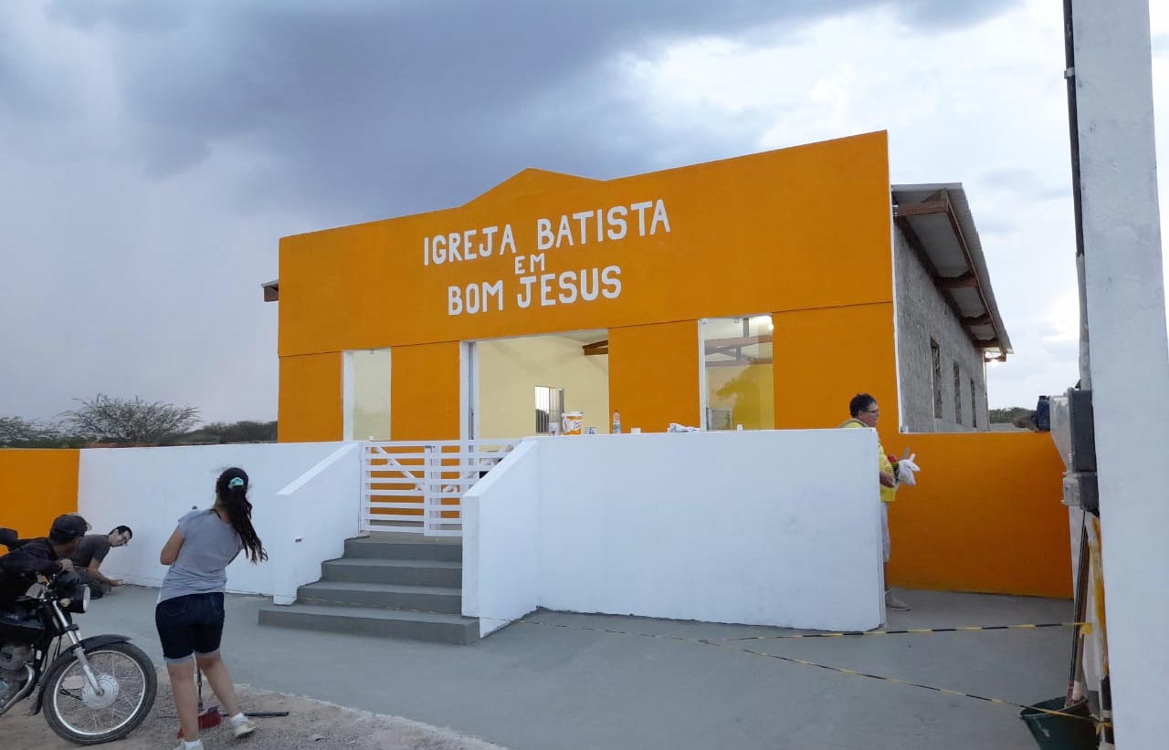 Em 20 dias, missionários evangelizam cidade e constroem igreja no RN