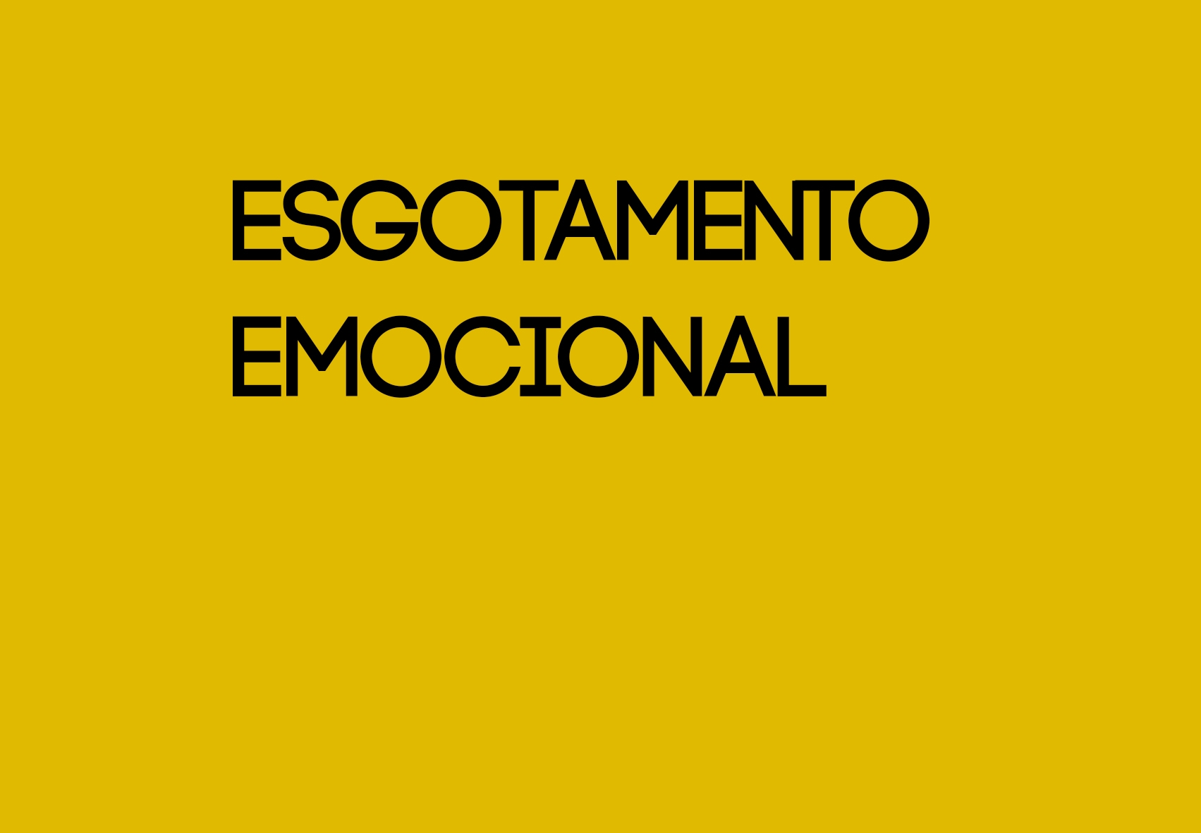 Esgotamento emocional - Ouça Uma Mensagem