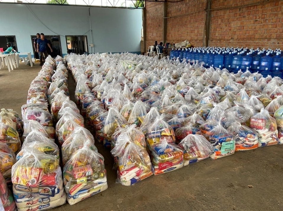 Igreja arrecada 50 toneladas de alimentos em reposta à crise humanitária no Acre