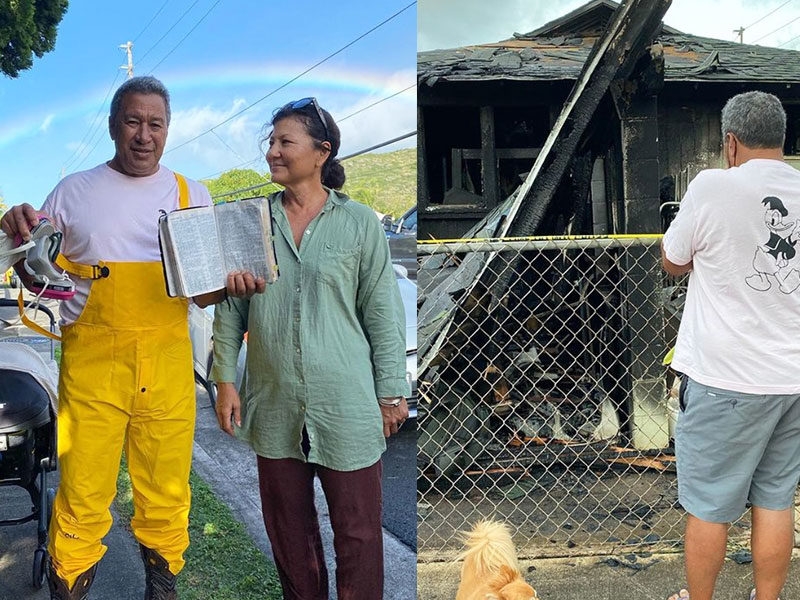 Família testemunha poder de Deus ao encontrar Bíblia intacta após incêndio em casa