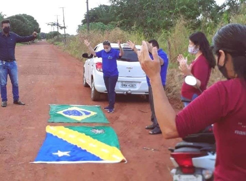 A pedido da prefeitura, moradores fazem corrente de oração por pacientes com Covid-19 no MT