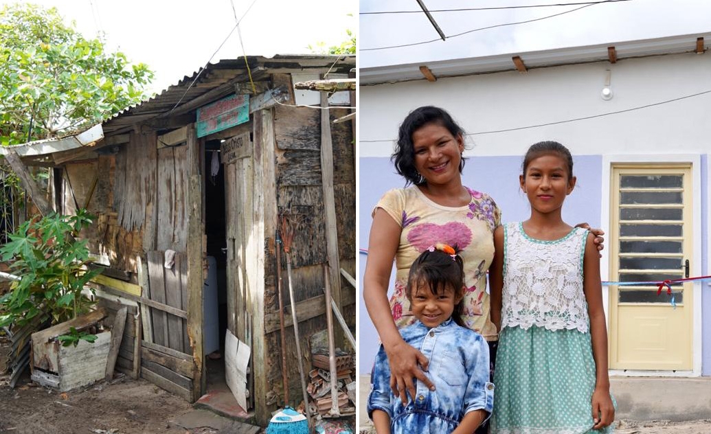 “Evangelho na prática”: Igreja celebra aniversário tirando família de barracão